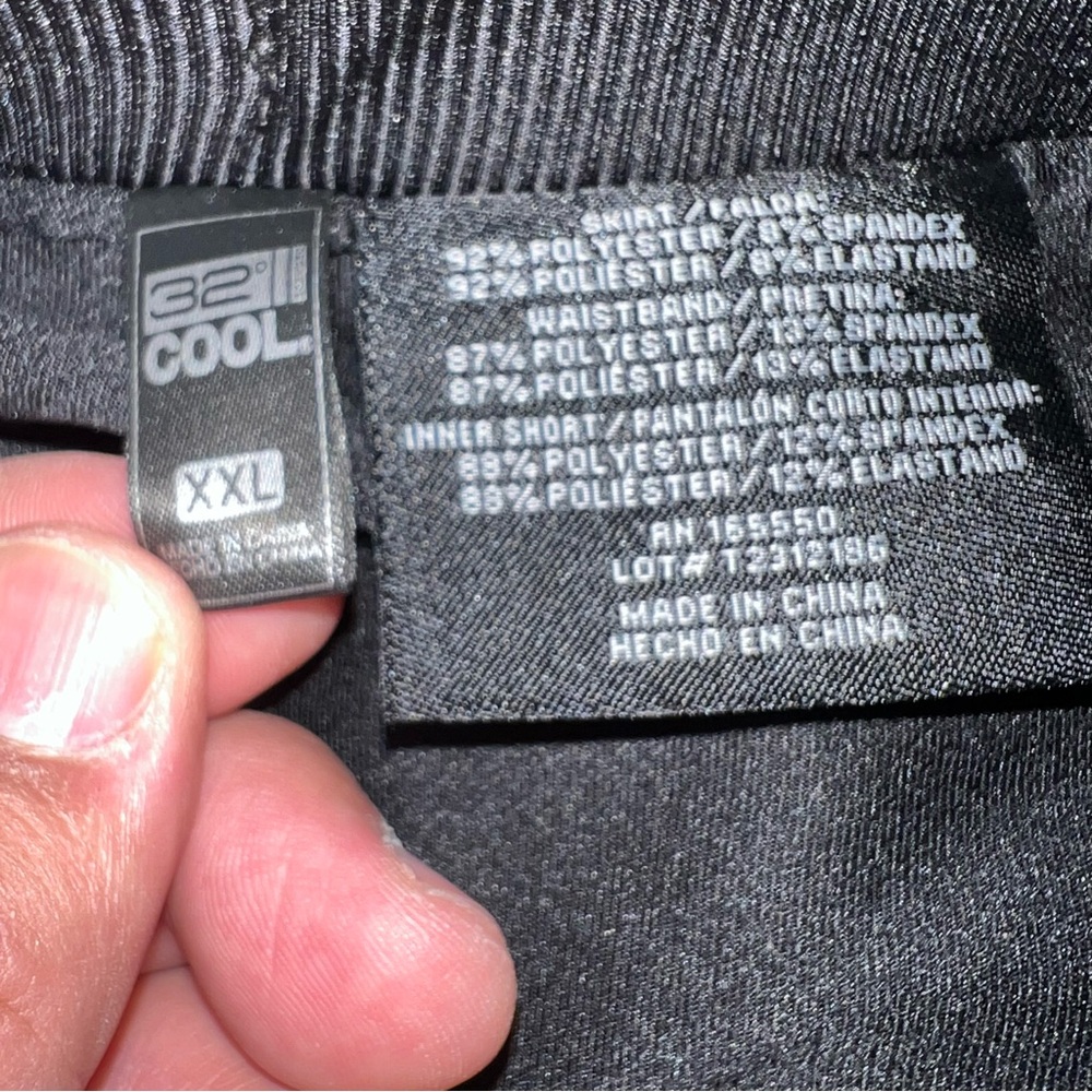 32 Degrees Cool Women's Black Mini Skort - Picture 3 of 8